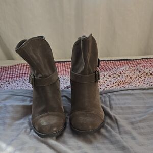 Rocket Dog Taupe Ankle Booties